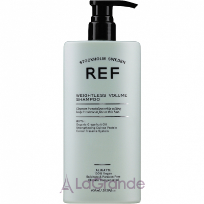 REF Weightless Volume Shampoo   ' , pH 5,5