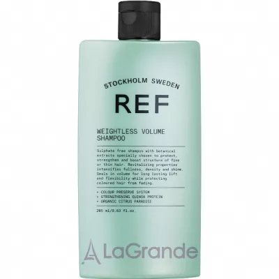 REF Weightless Volume Shampoo   ' , pH 5,5