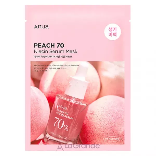 Anua Peach 70 Niacin Serum Mask �������� ����� ��� ������� � ������� ���������