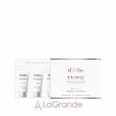 D'Alba Vegan 3-Piece Sun Cream Kit   