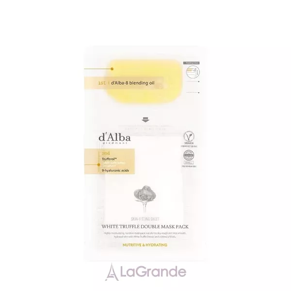 D'Alba White Truffle Double Mask Pack [Nutritive] ������� �� ������������� ����� � ���������� ����� ������� �� ����������� ��������