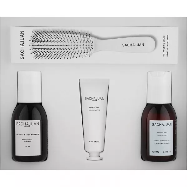SachaJuan (shmp/100ml + cond/100ml + h/mask/30ml + brush/1pcs) ����� ��� ���������� �����