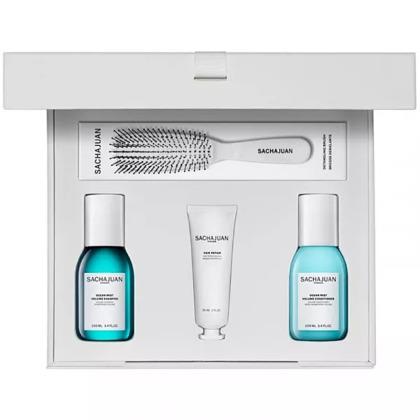SachaJuan (shmp/100ml + cond/100ml + h/mask/30ml + brush/1pcs) ����� ��� ������ � ��������� �����