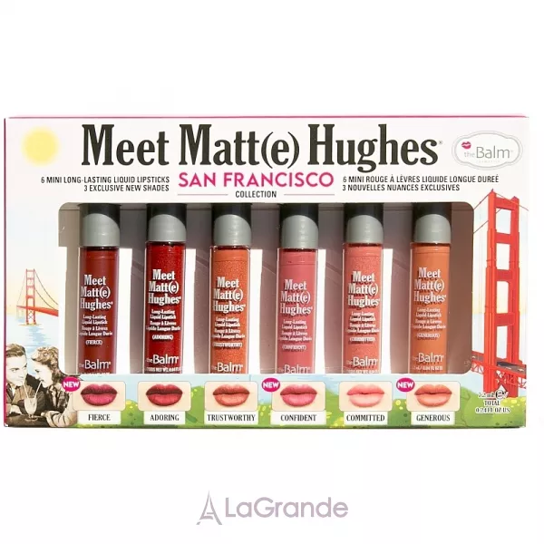TheBalm Meet Matt(e) Hughes Mini Kit San Francisco ���� ����� ������� ����� (lipstick/6x1,2ml)