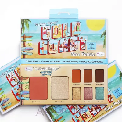 TheBalm Voyage Gold Coast Face Palette   