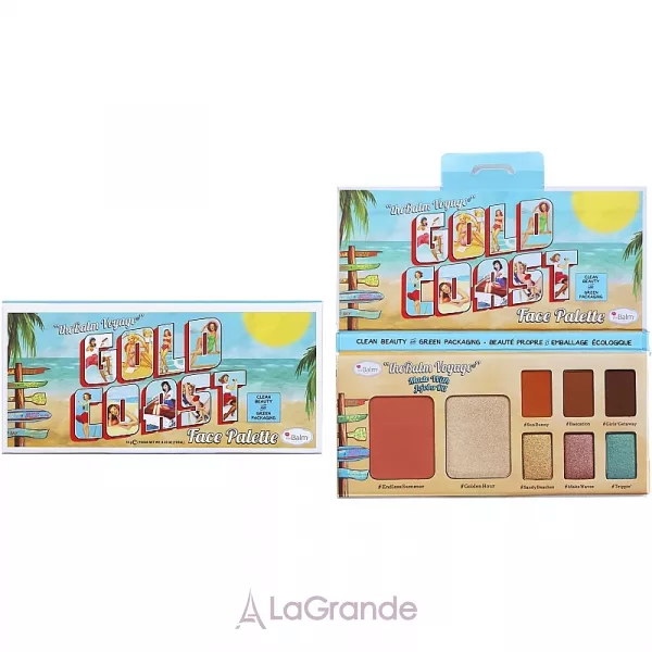 TheBalm Voyage Gold Coast Face Palette ������� ��� ������