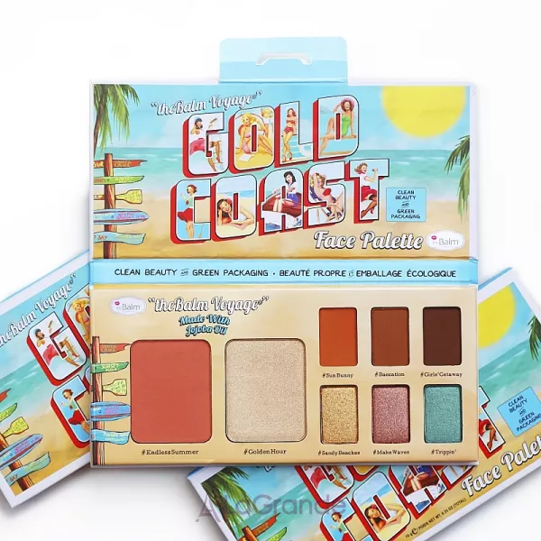 TheBalm Voyage Gold Coast Face Palette ������� ��� ������