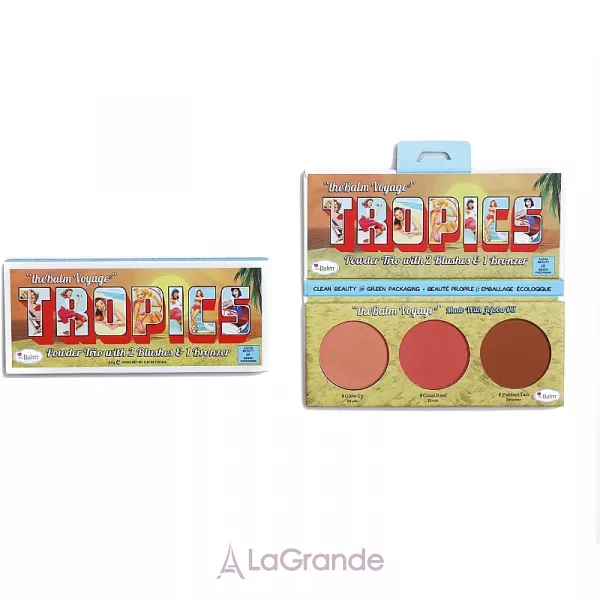 theBalm Voyage Tropics Powder Trio ������� ��� ������