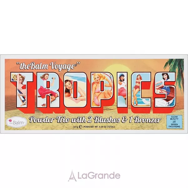 theBalm Voyage Tropics Powder Trio ������� ��� ������