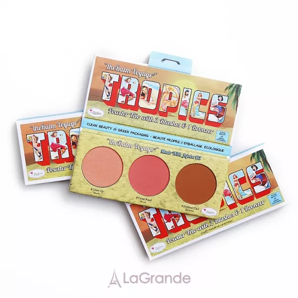 theBalm Voyage Tropics Powder Trio ������� ��� ������