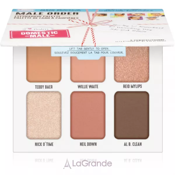 theBalm Male Order Eyeshadow Palette ������� ����� ��� ���