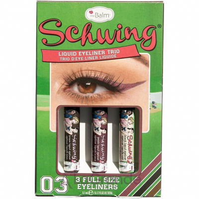 theBalm Ladies Schwing Liquid Eyeliner Trio      (eye/liner/3x1.7ml)