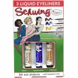 theBalm Ladies Schwing Liquid Eyeliner Trio     (eye/liner/3x1.7ml)