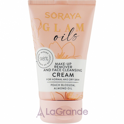 Soraya Glam Oils Cream For Removing Makeup And Washing The Face       