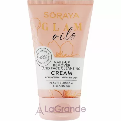 Soraya Glam Oils Cream For Removing Makeup And Washing The Face       