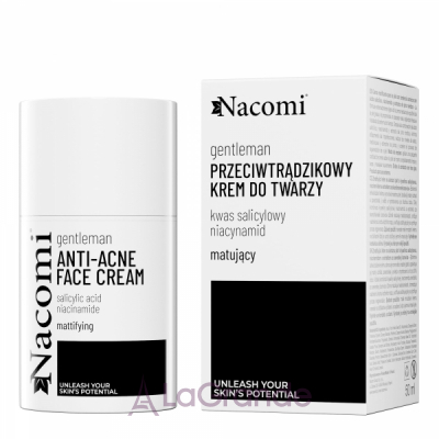 Nacomi Gentelman Anti-Acne Mattifying Face Cream For Men        