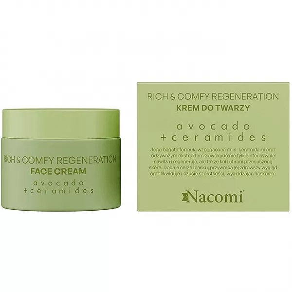 Nacomi Rich & Comfy Regeneration Avocado + Ceramides Face Cream ���� ��� ���� � ������� � ����������