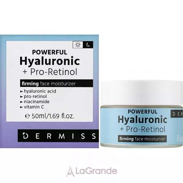 Farmona Dermiss Powerful Hyaluronic + Pro-Retinol �����������-�������������� ���� � ����������� �������� �� ���������