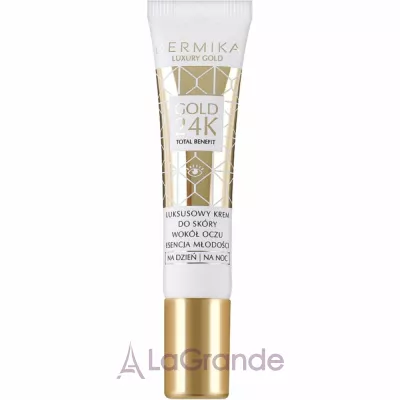 Dermika Luxury Gold 24K Total Benefit Eye Cream     