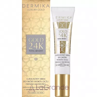 Dermika Luxury Gold 24K Total Benefit Eye Cream     