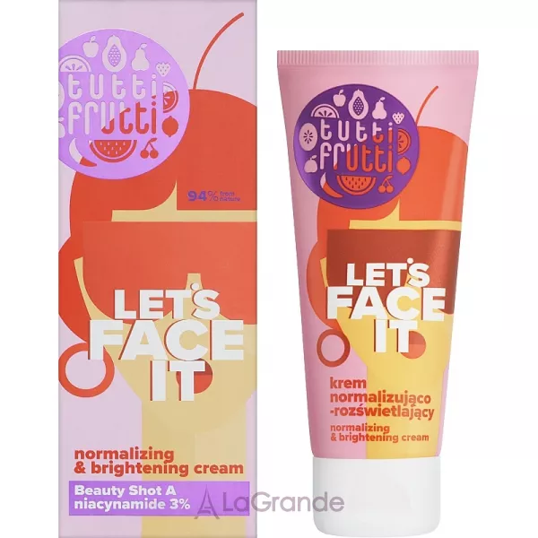 Farmona Tutti Frutti Let`s Face It Normalizing & Brightening Cream ������������� � ����������� ���� ��� ����