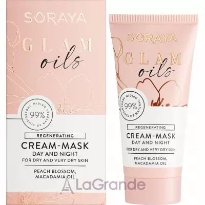 Soraya Glam Oils Regenerating Cream-Mask  -  