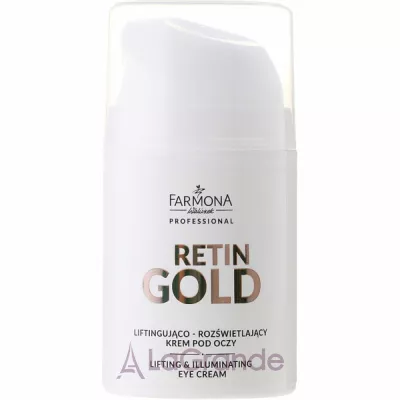 Farmona Professional Retin Gold Lifting & Illuminating Eye Cream -    