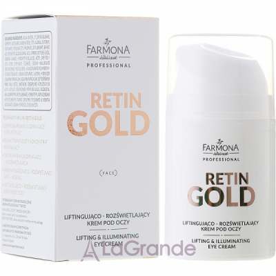 Farmona Professional Retin Gold Lifting & Illuminating Eye Cream ˳-    