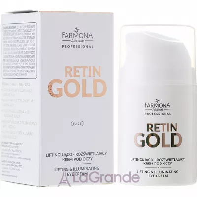 Farmona Professional Retin Gold Lifting & Illuminating Eye Cream ˳-    