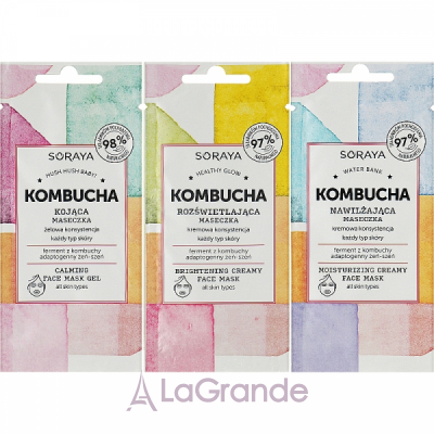 Soraya Kombucha 3-Set Masks    