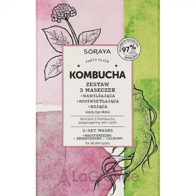 Soraya Kombucha 3-Set Masks    