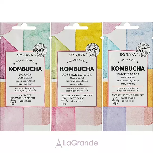 Soraya Kombucha 3-Set Masks ����� ����� ��� ����