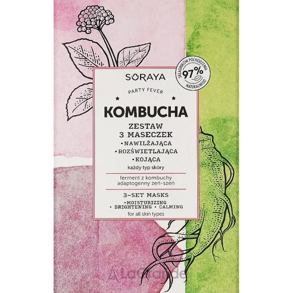 Soraya Kombucha 3-Set Masks ����� ����� ��� ����