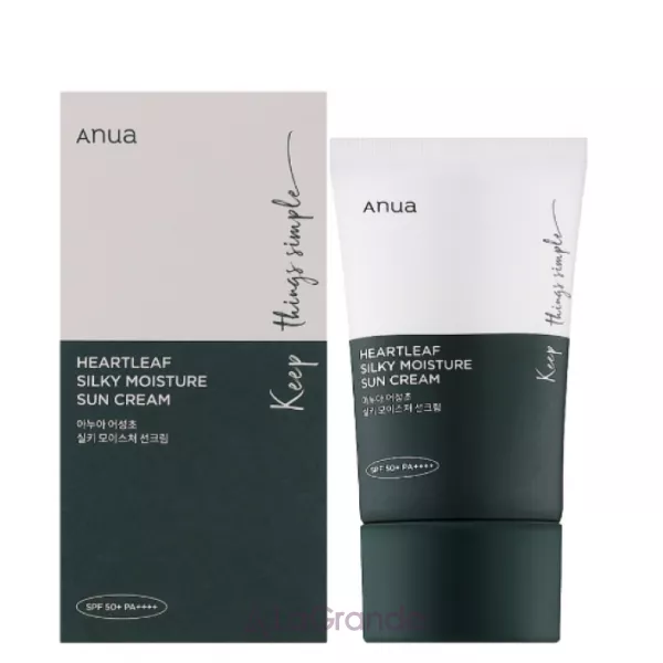 Anua Heartleaf Silky Moisture Sun Cream �������������� ���� ��� �������������� ���� ���� SPF 50+ PA++++