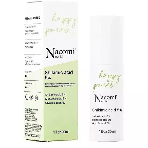 Nacomi Next Level Shikimic Acid 5% Serum �������������� ��������� ��� ��������� ����, 5% ������� �������