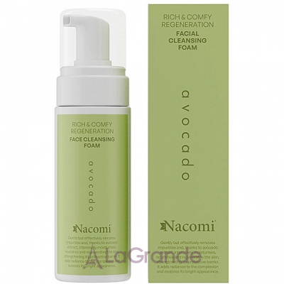 Nacomi Rich & Comfy Regeneration Avocado Face Cleansing Foam ϳ    