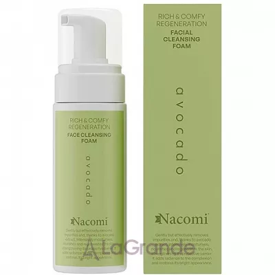 Nacomi Rich & Comfy Regeneration Avocado Face Cleansing Foam     