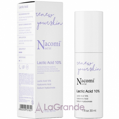 Nacomi Next Level Lactic Acid 10%     10%  