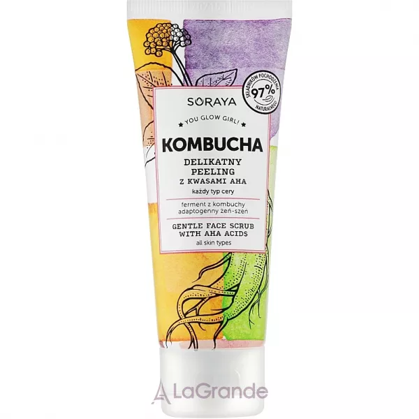 Soraya Kombucha Gentle Face Scrub With AHA Acids ������ ��� ���� � AHA-���������