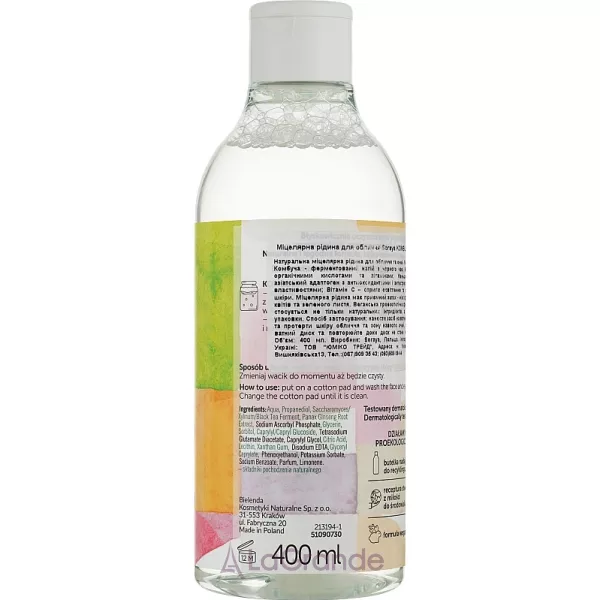 Soraya Kombucha Micellar Cleansing Water For Face And Eyes ����������� ���� ��� ���� � ����