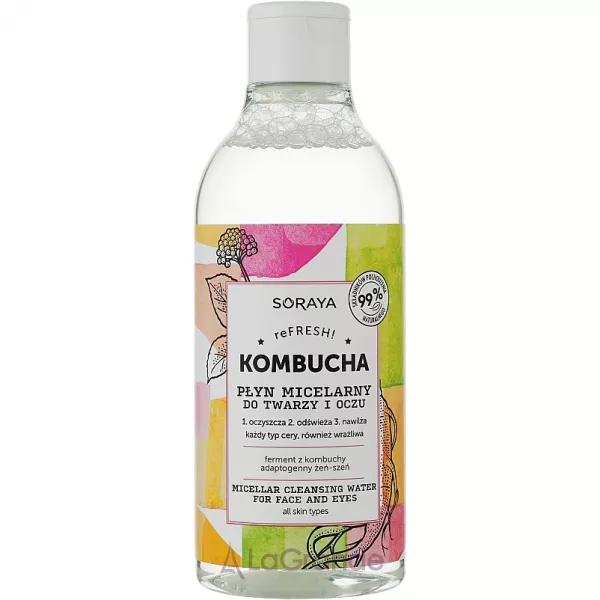 Soraya Kombucha Micellar Cleansing Water For Face And Eyes ����������� ���� ��� ���� � ����
