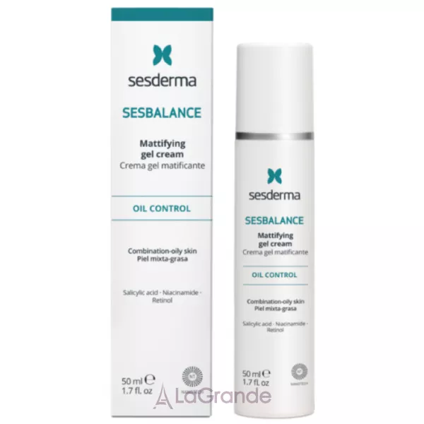 SesDerma Sesbalance Mattifying gel cream �������� ����-���� ��� ���������� �� ����� ����