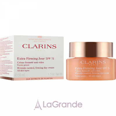 Clarins Extra-Firming Wrinkle Control Day Cream SPF 15  