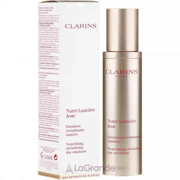 Clarins Nutri-Lumiere Jour Nourishing Rejuvenating Day Emulsion �������� ��� ����