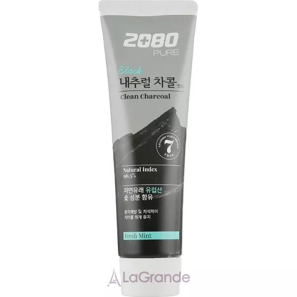 2080 Dental Clinic Pure Black Clean Charcoal Toothpaste ³���������� ����� ����� � �������