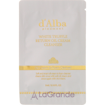 D'Alba White Truffle Return Oil Cream Cleanser  -   ()