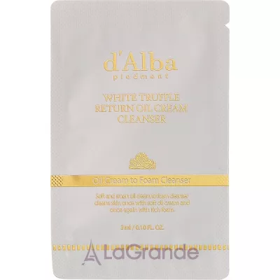 D'Alba White Truffle Return Oil Cream Cleanser  -   ()