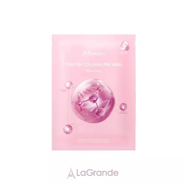 JmSolution Pure Collagen Pink Mask Firming ������������ ����� ��� ��������� ���������� � �������������� ����