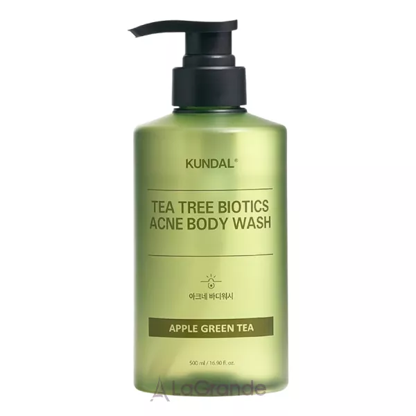 Kundal Tee Tree Bioticts Acne Body Wash Apple Green Tea ���� ��� ���� 