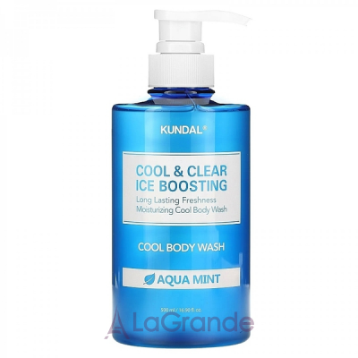 Kundal Cool & Clear Ice Boosting Cool Body Wash Aqua Mint   